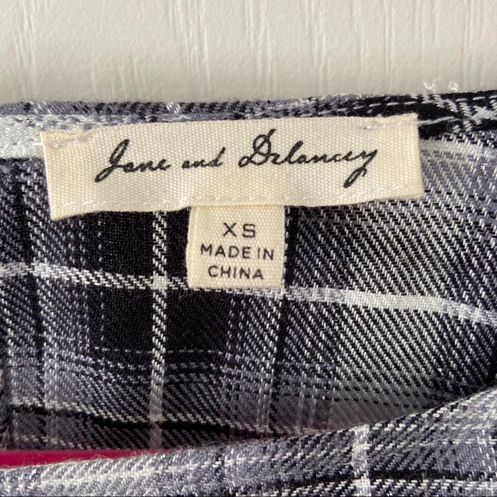 Plaid Ruffle Blouse - Picture 2 of 5
